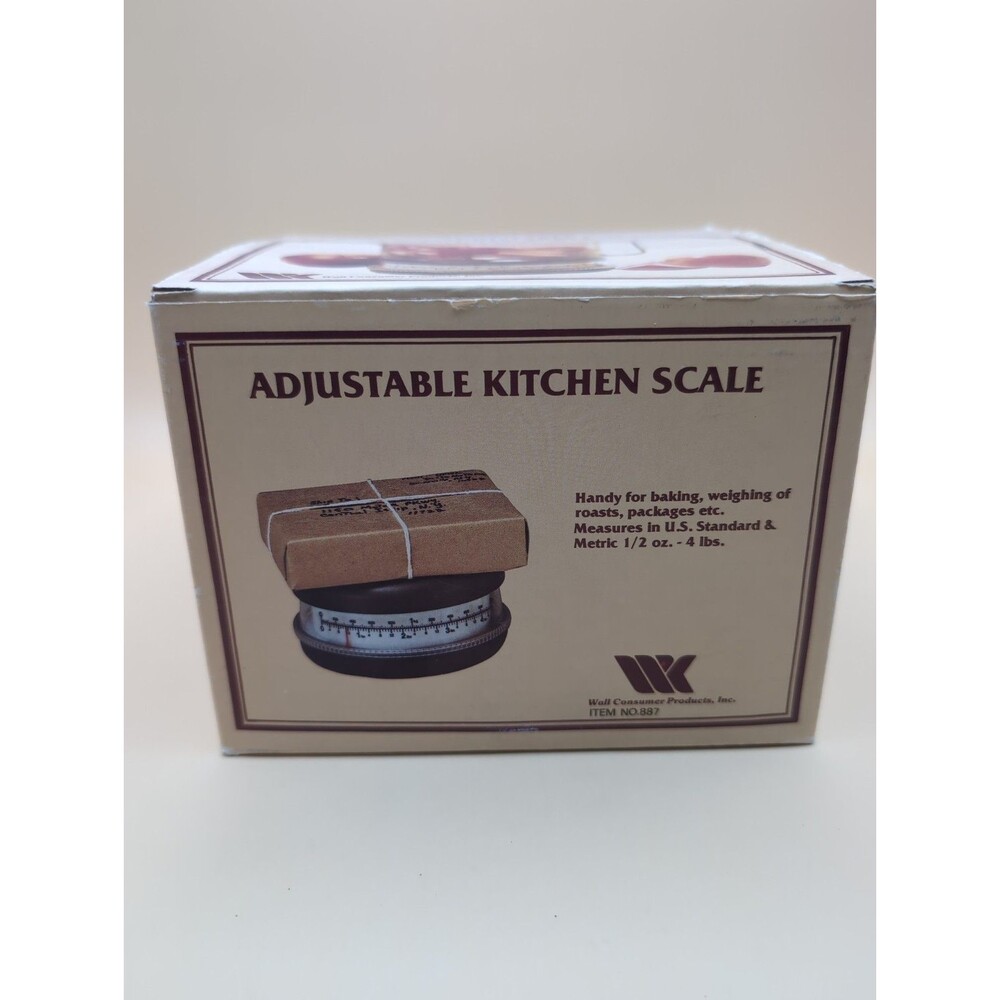 Kitchen Scale Adjustable Lightweight Plastic With 40 Oz. Pourable Measuring Cup - Picture 2 of 14